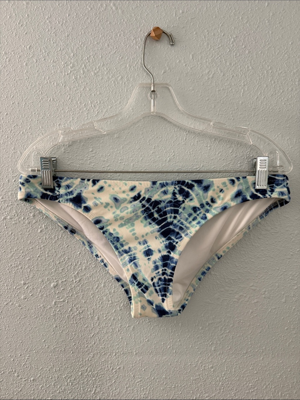 Victoria’s Secret Tie-Dye Bikini Bottoms in Navy and Aqua